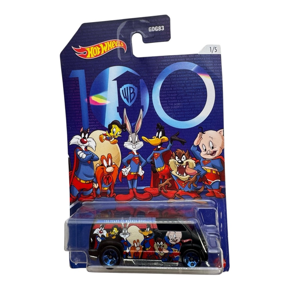 Hot Wheels Custom ’77 Dodge Van Looney Tunes DC Super Heroes 100 Years WB 2022 - Picture 2 of 9